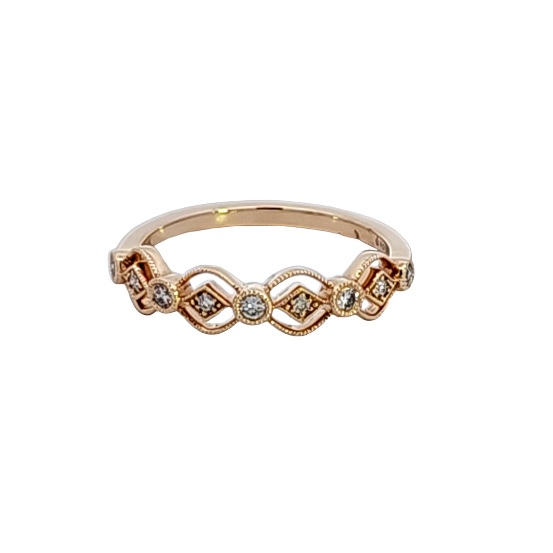 14KY Diamond Wedding Band