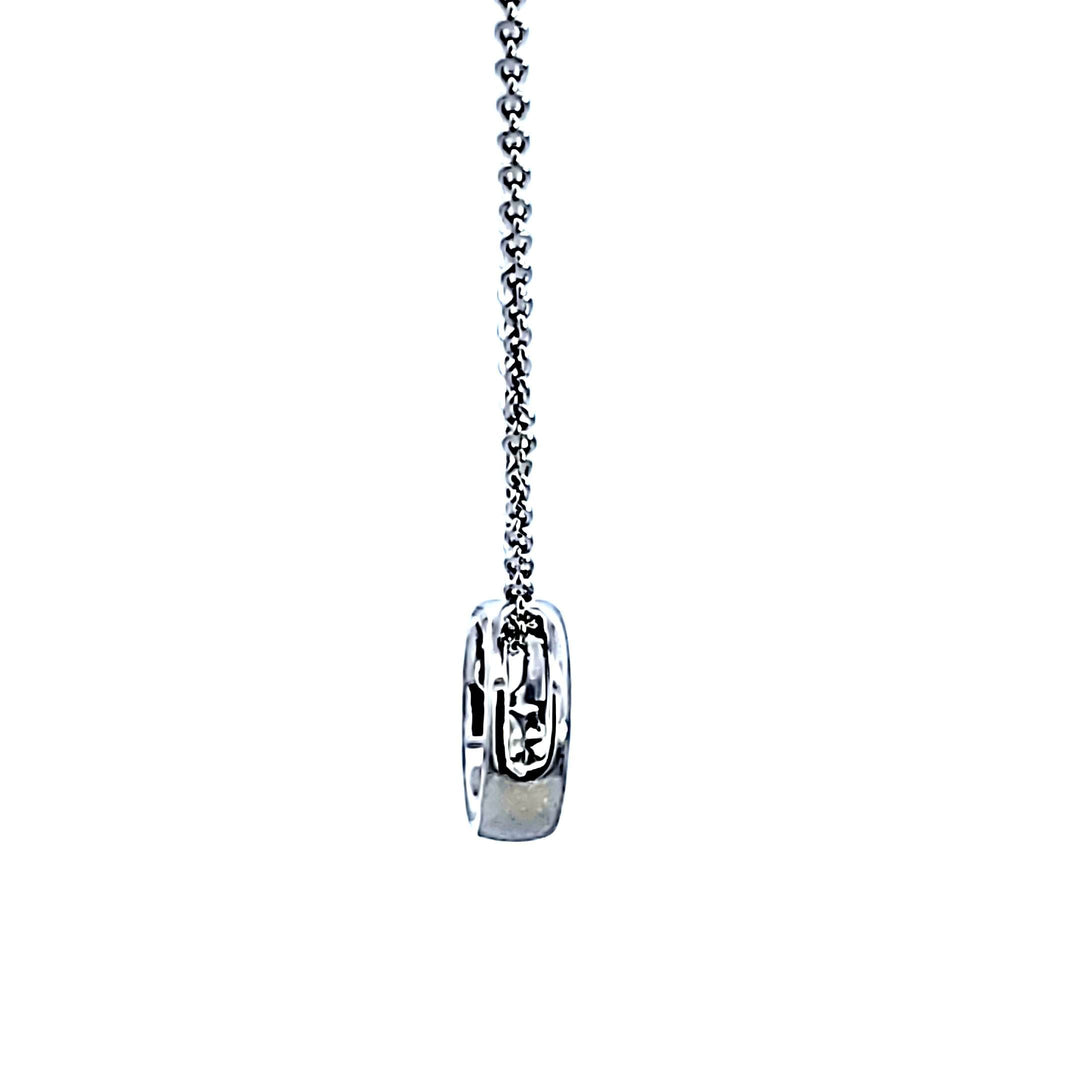 Sterling Silver Amor Diamond Pendant