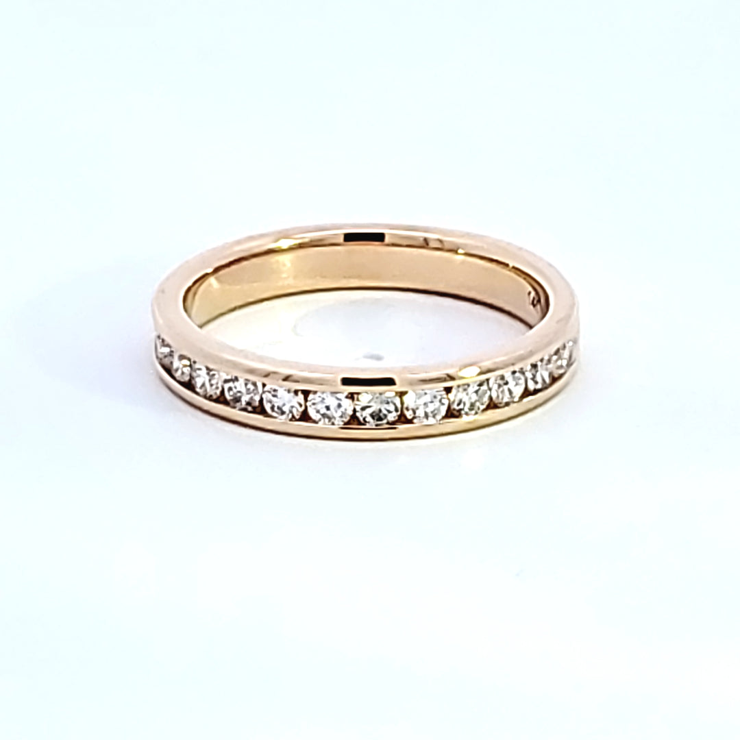 14KY Diamond Wedding Band