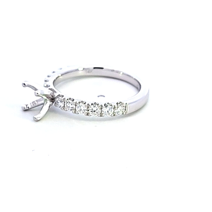 14KW Diamond Semi Mount Engagement Ring