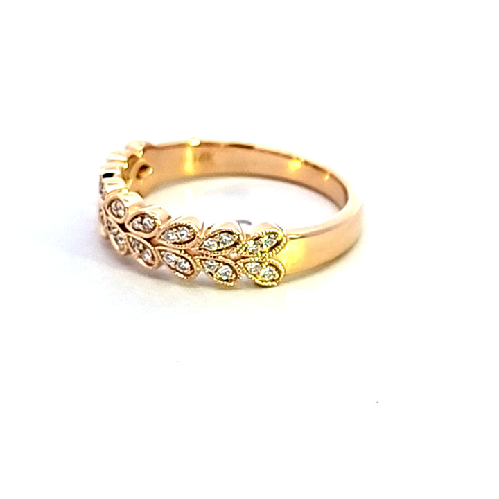 14KY Diamond Band
