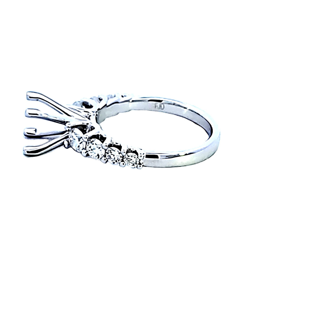 14KW Diamond Semi Mount Engagement Ring