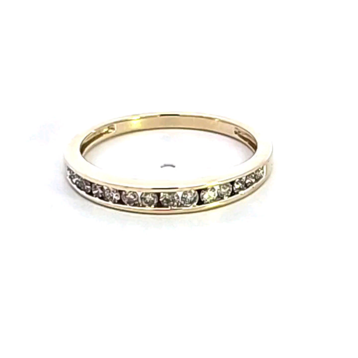 10KY Diamond Estate Wedding Band
