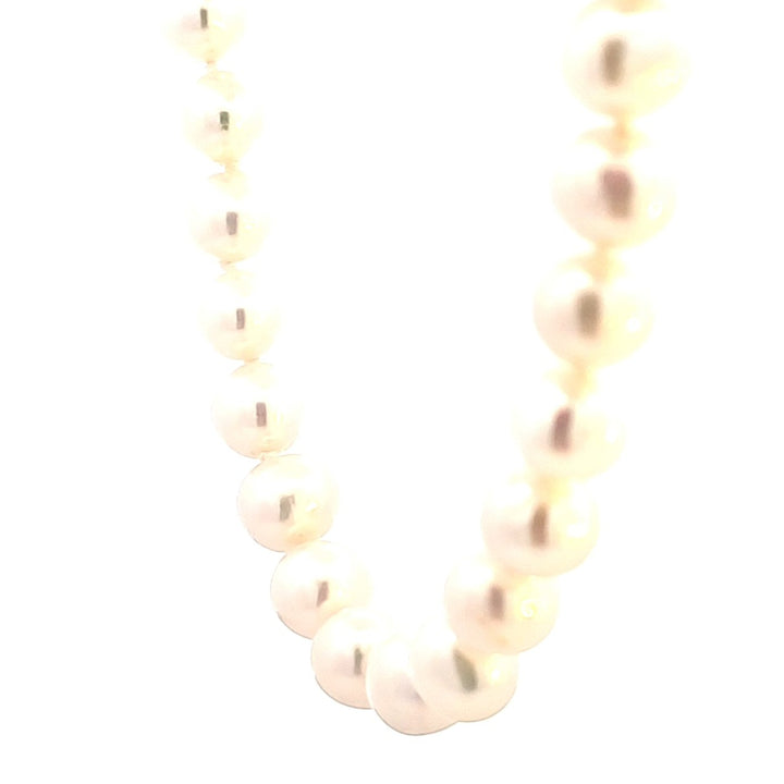 14KY 18" Chinese White Pearl Strand
