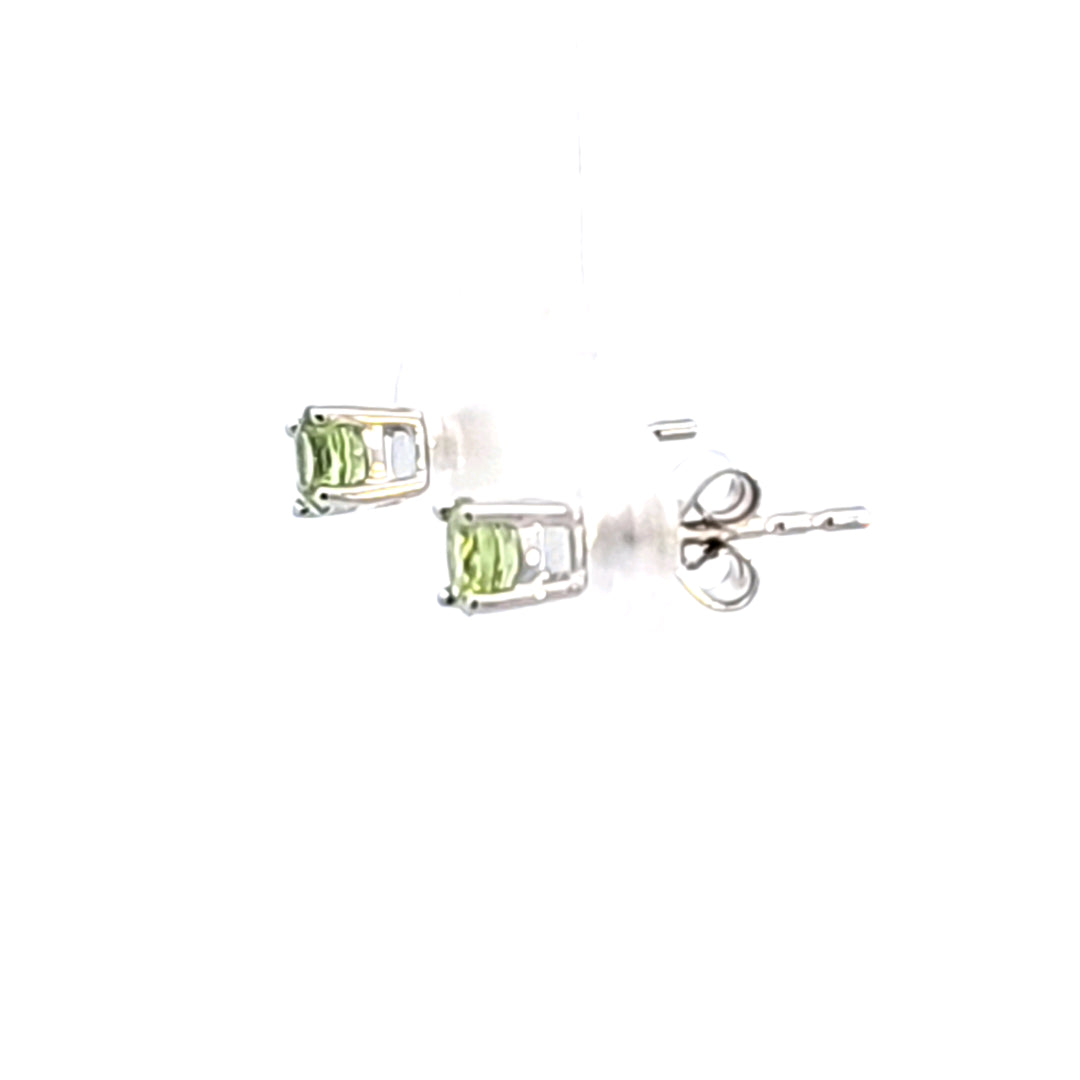 14KW Peridot Stud Earrings
