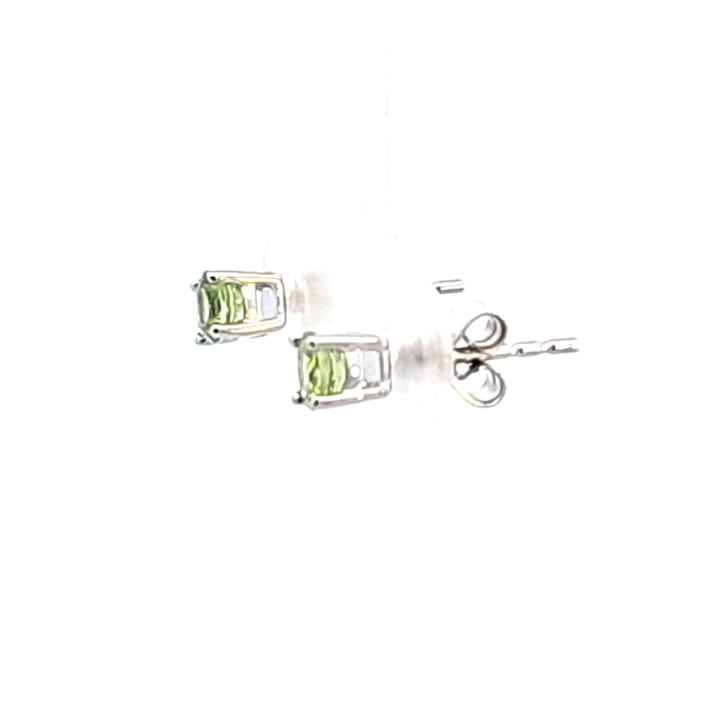 14KW Peridot Stud Earrings