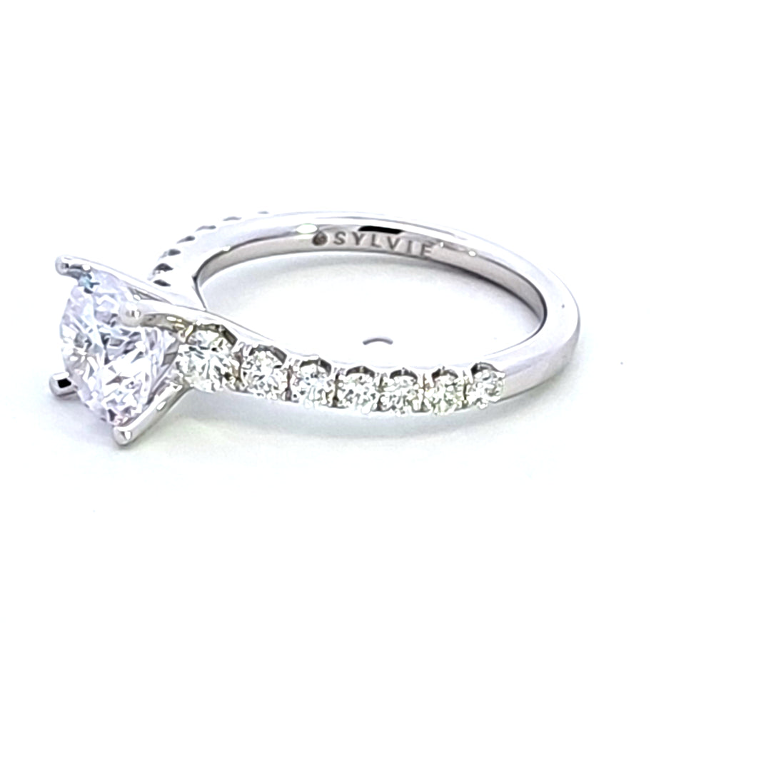 14KW Diamond Semi Mount Engagement Ring