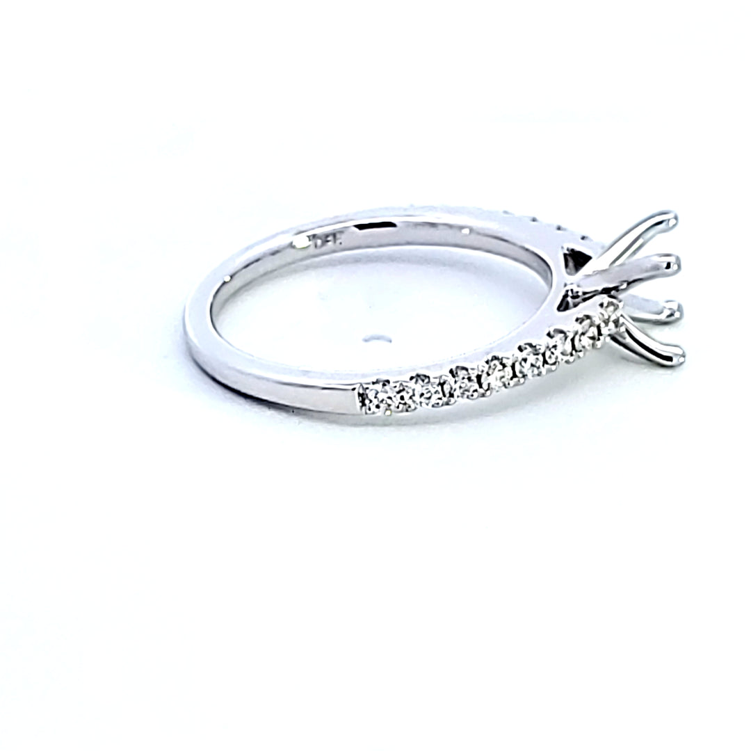 14KW Diamond Semi Mount Engagement Ring