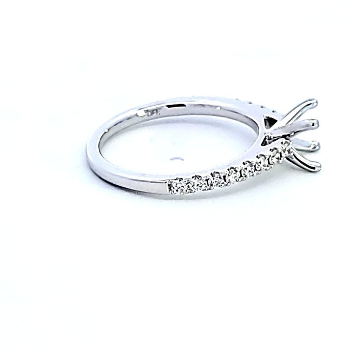 14KW Diamond Semi Mount Engagement Ring