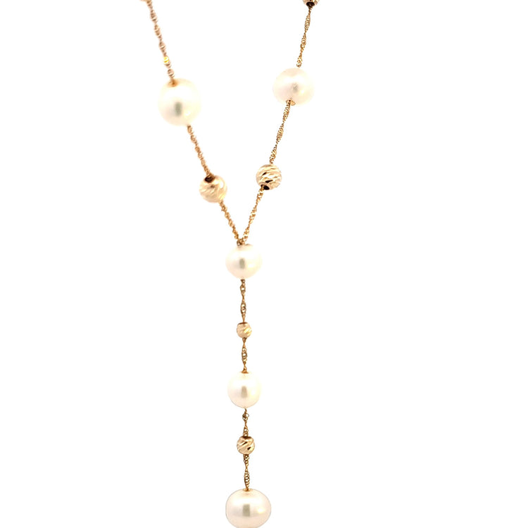 14KY Effy Pearl and Bead Necklace
