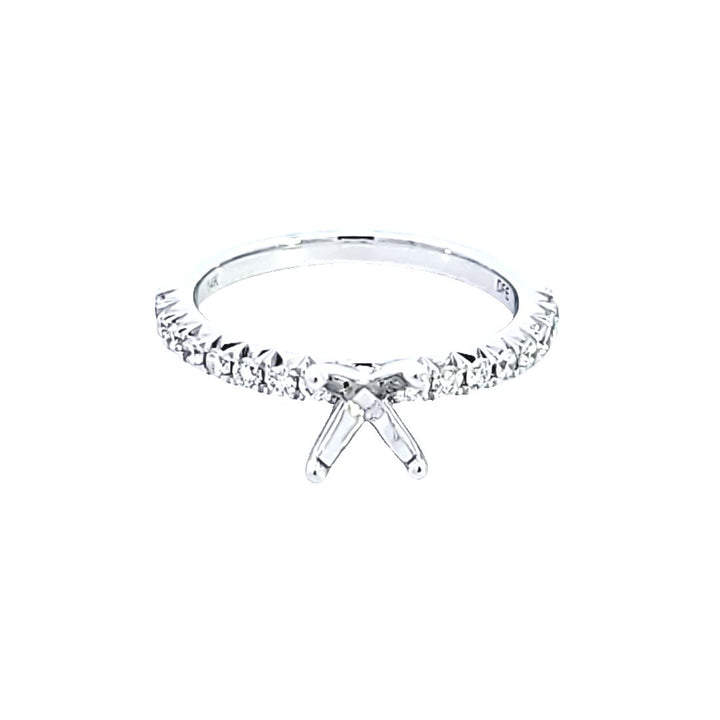 14KW Diamond Semi Mount Engagement Ring