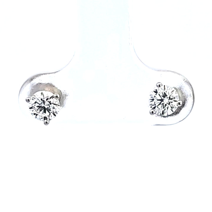 14KW 5/8 ctw Diamond Martini Earrings