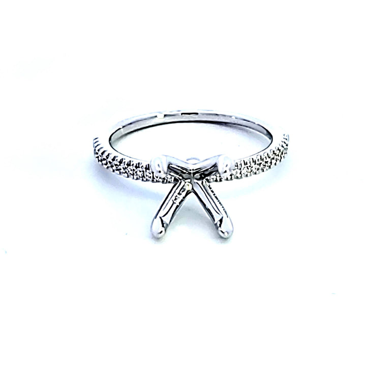 14KW Diamond Semi Mount Engagement Ring