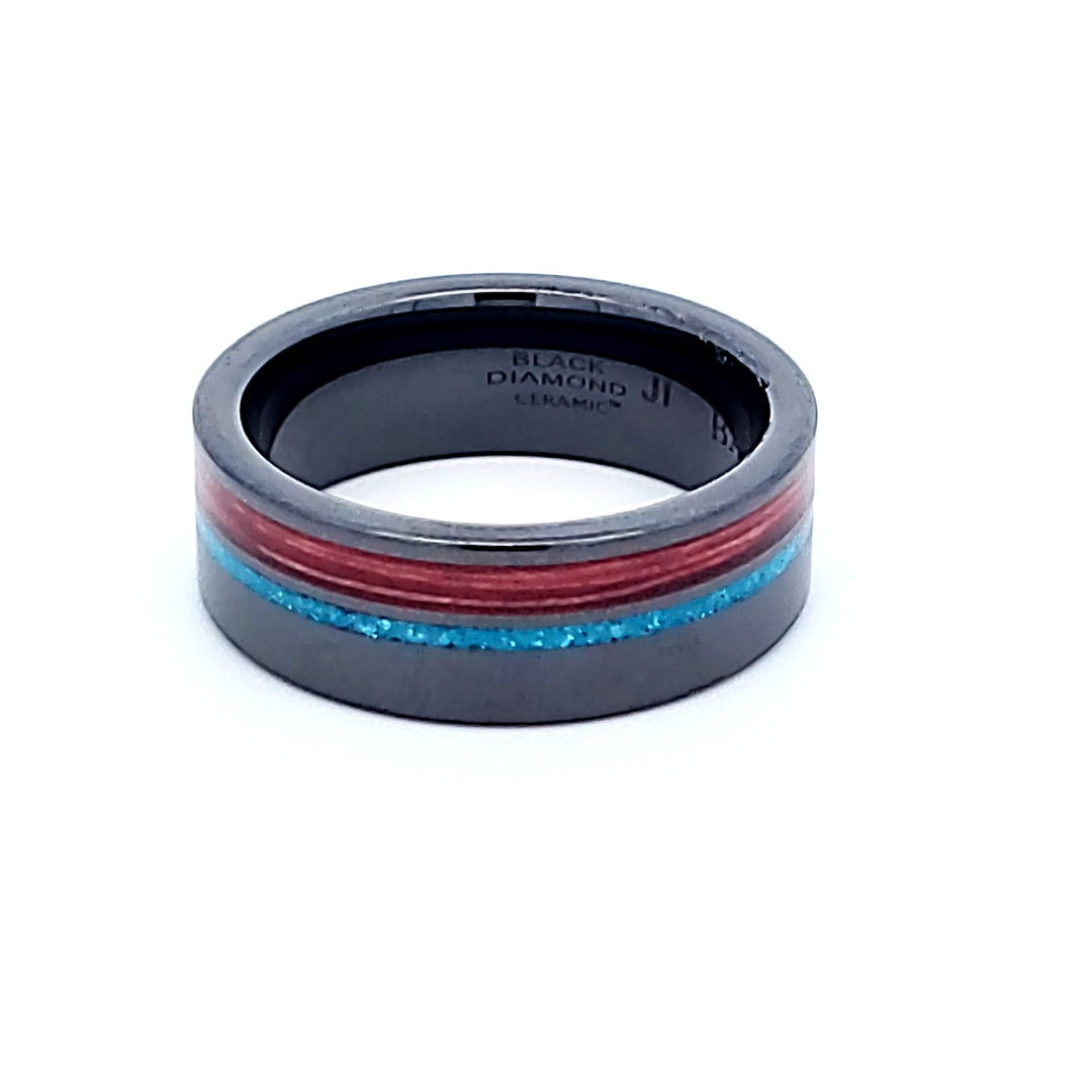 Black Ceramic Barrel Aged Collection Band