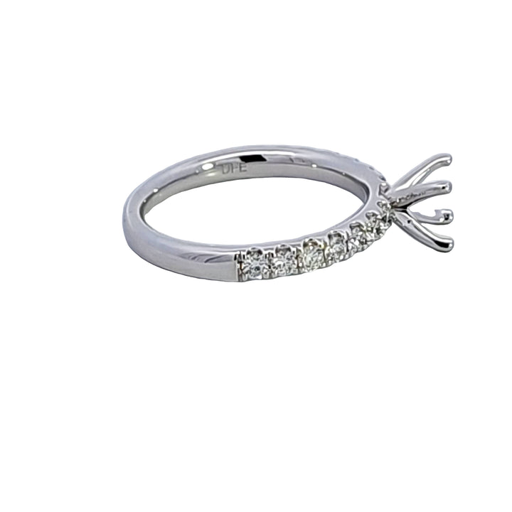 14KW Diamond Semi Mount Engagement Ring