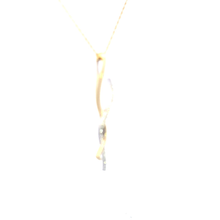 14TT Diamond Pendant