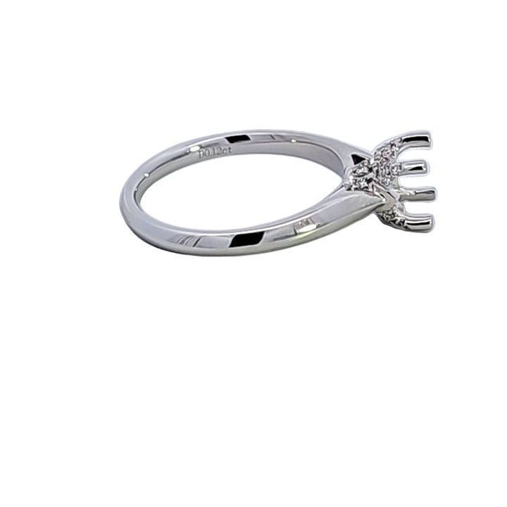 18KW Diamond Semi Mount Engagement Ring