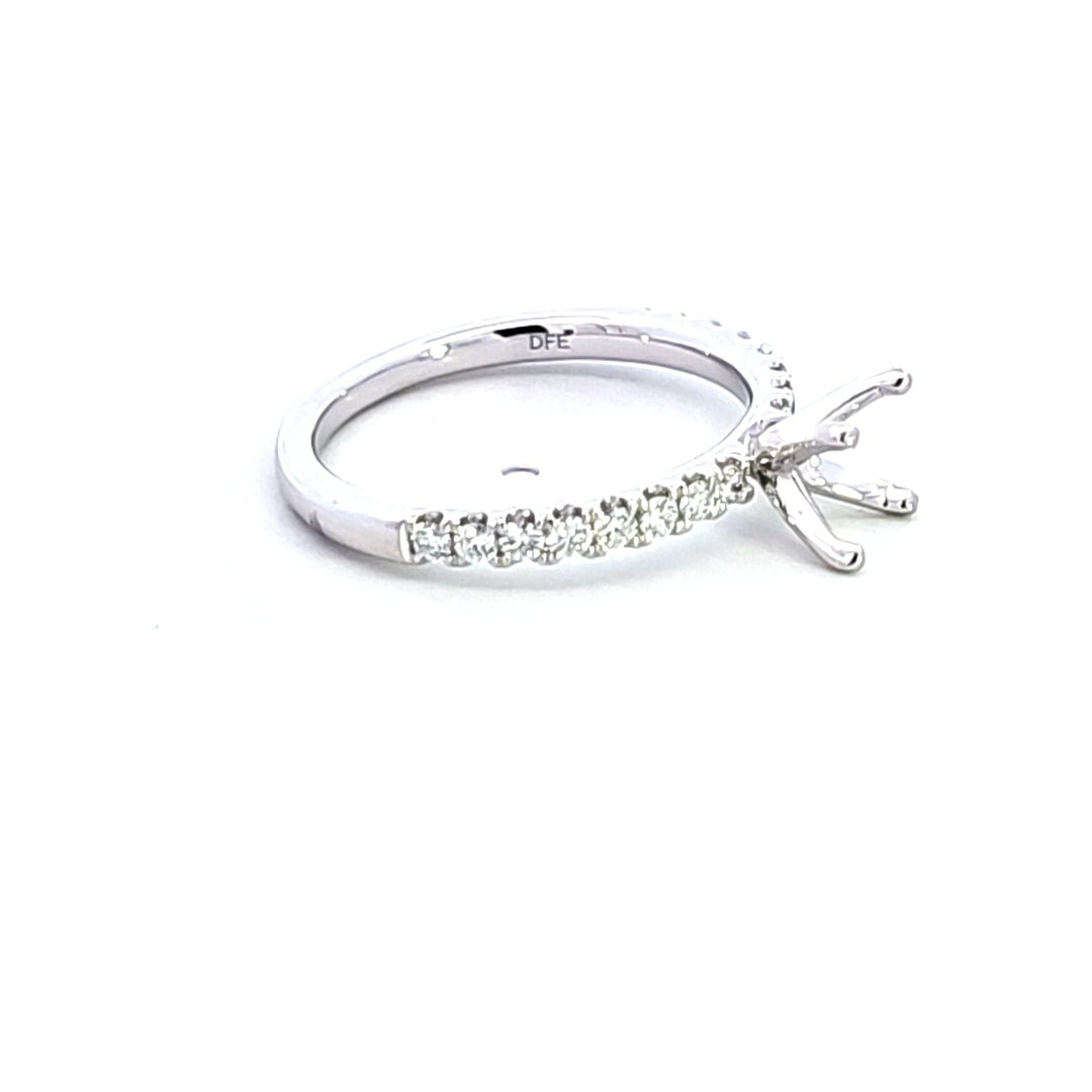 14KW Diamond Semi Mount Engagement Ring