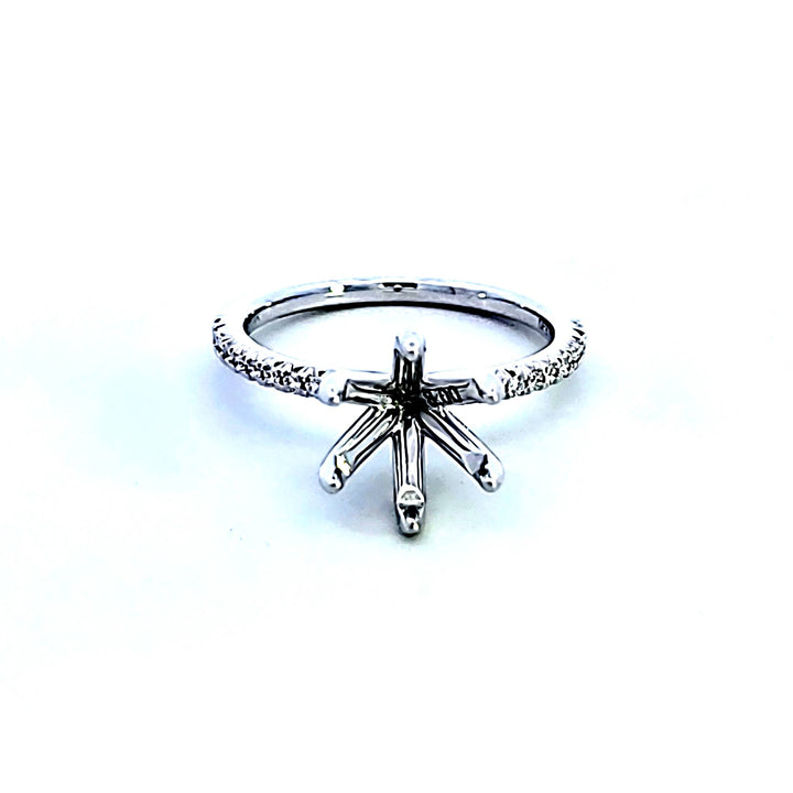 14KW Diamond Semi Mount Engagement Ring