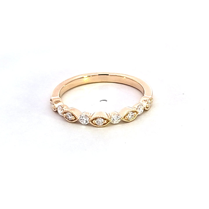 14KY Diamond Wedding Band