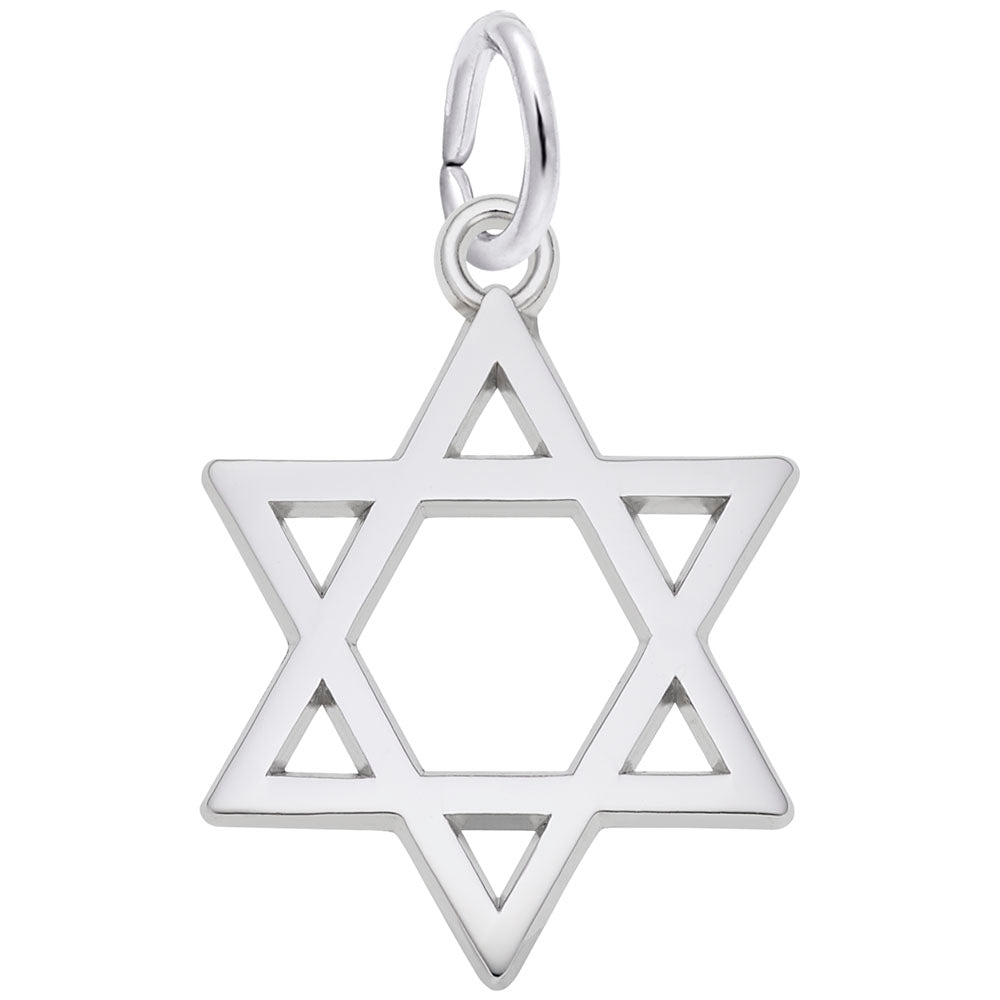 Sterling Silver Star Of David Charm