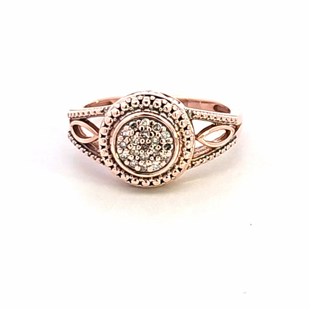 10KR Diamond Estate Ring