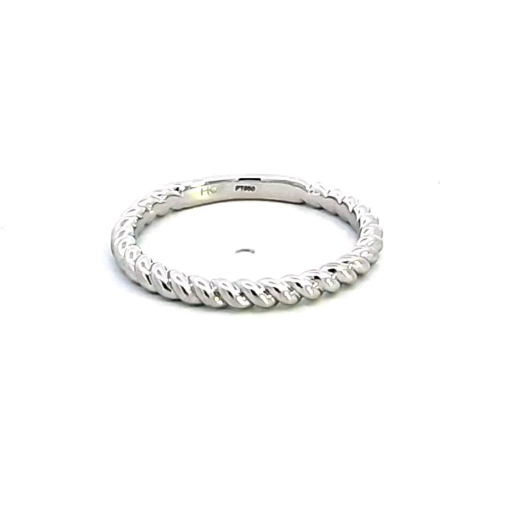 Platinum Hearts on Fire Virtuous Band