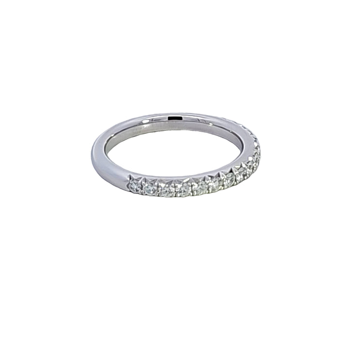 Platinum Hearts on Fire Diamond "Vela French Cut Pave" Wedding Band