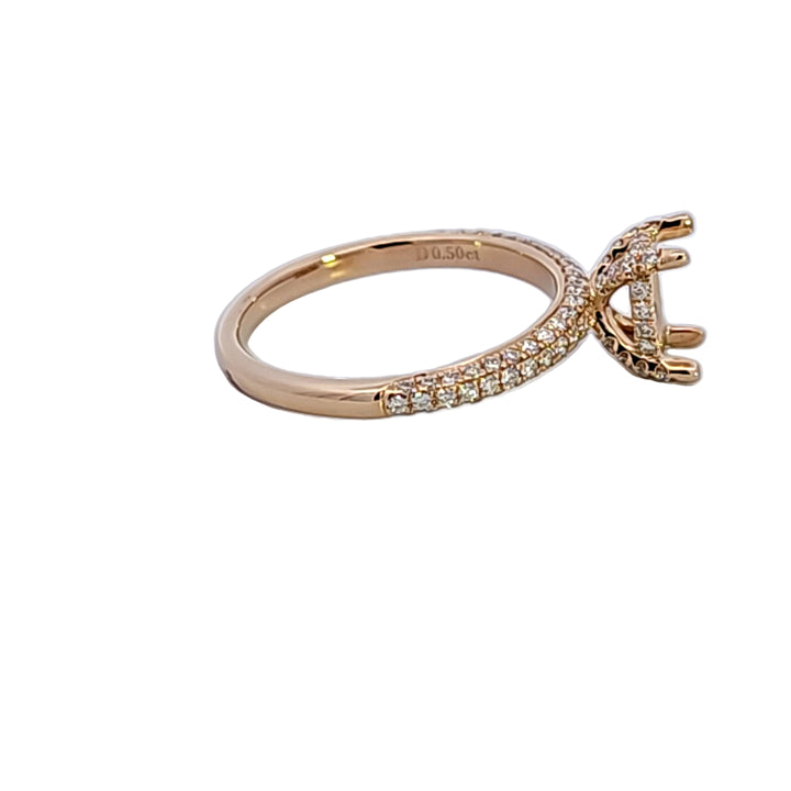 14KY Diamond Semi Mount Engagement Ring