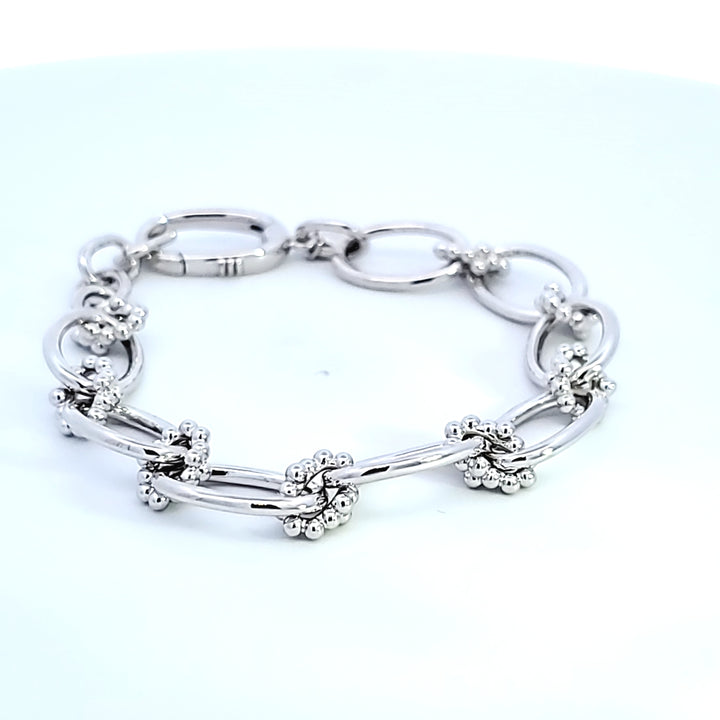 Sterling Silver Bujukan Link Bracelet