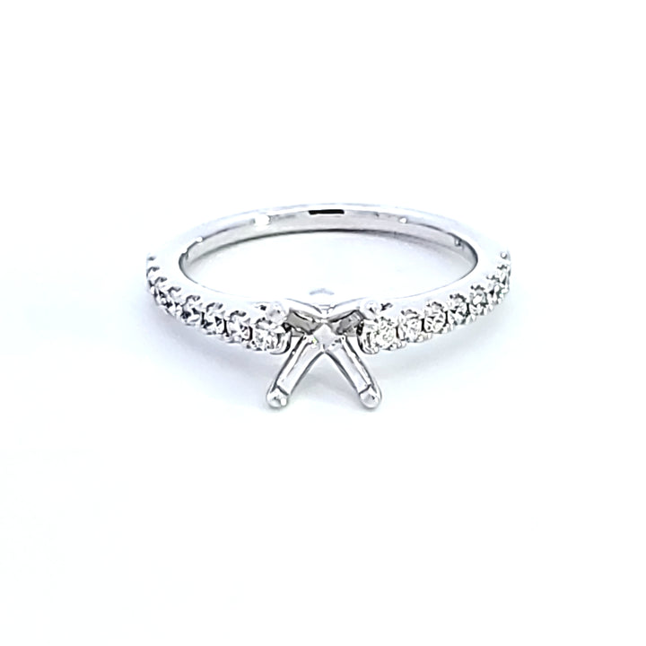 14KW Diamond Semi Mount Engagement Ring