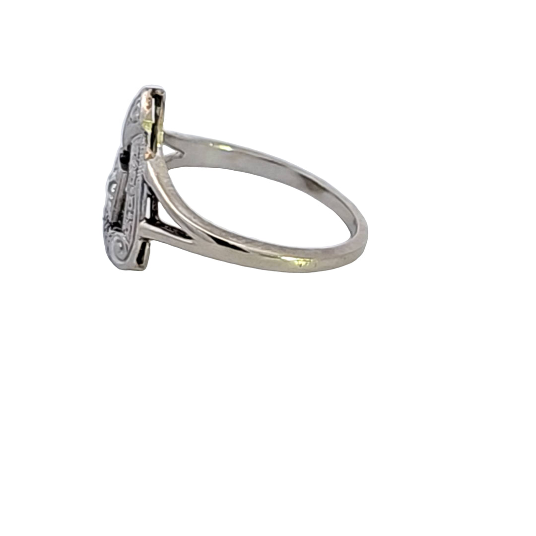 14KW Diamond Estate Ring