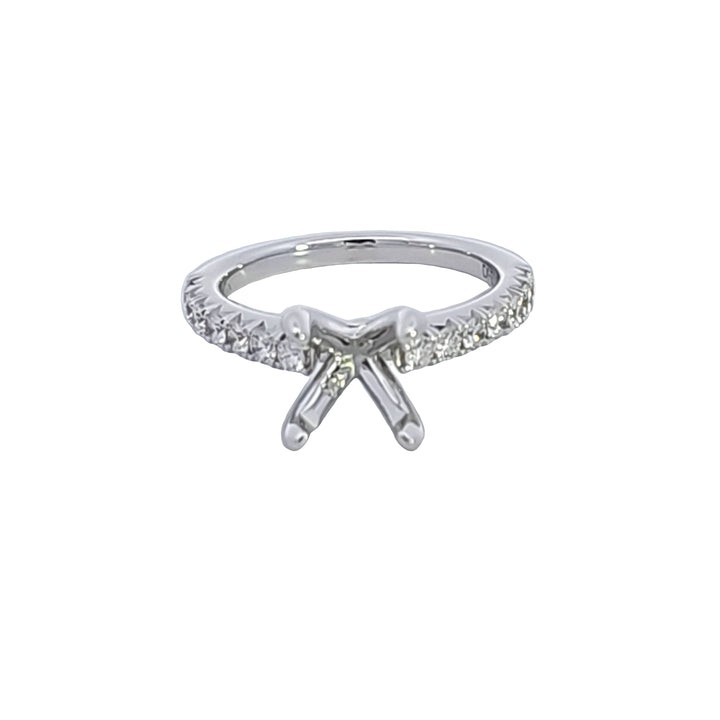 14KW Diamond Semi Mount Engagement Ring