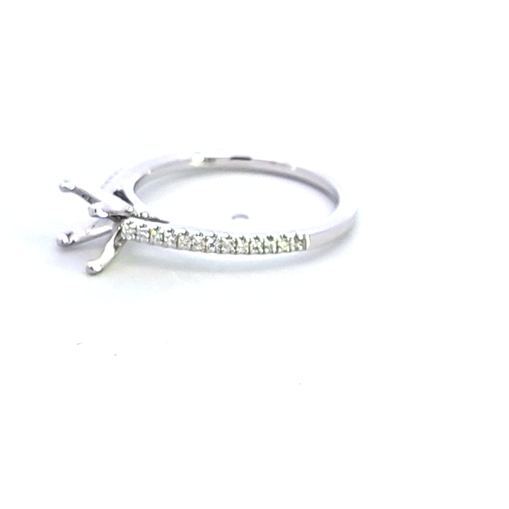 14KW Diamond Semi Mount Engagement Ring