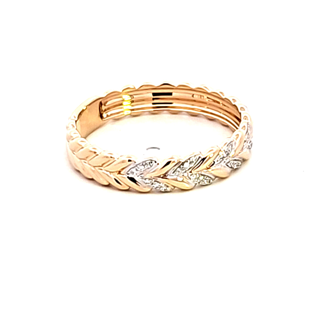 14KY Laurel Wreath Band