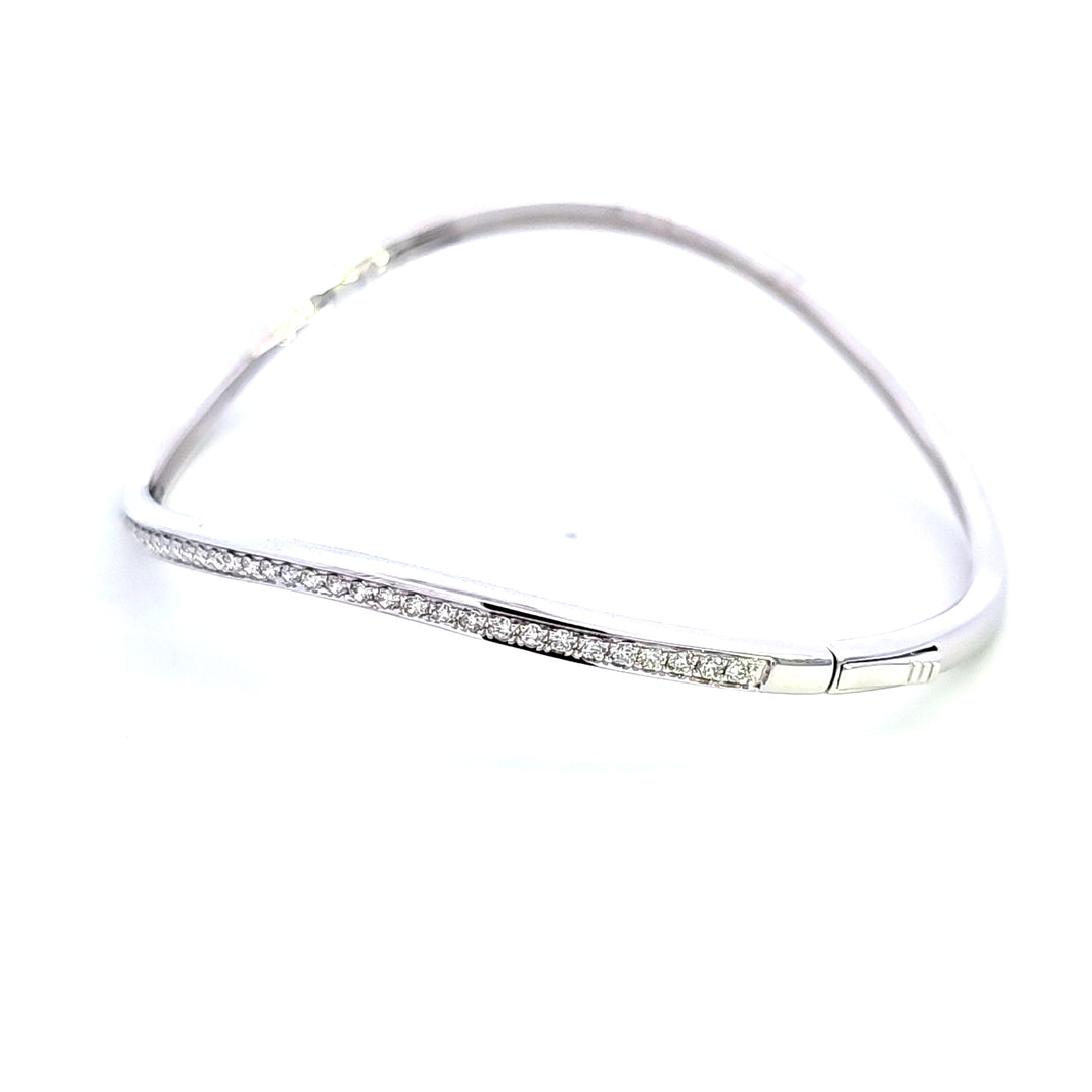 14KW Diamond Bangle Bracelet