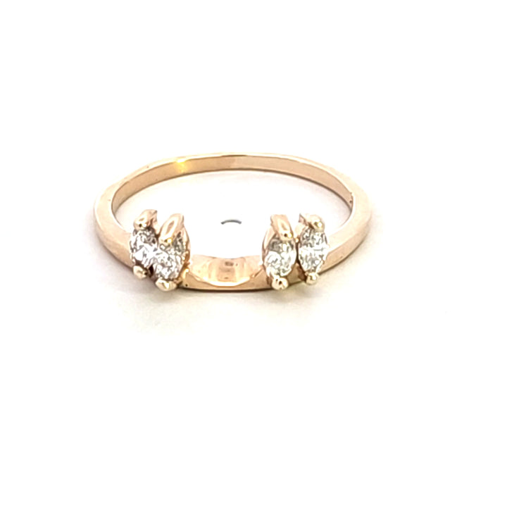 14KY Diamond Wrap Wedding Band