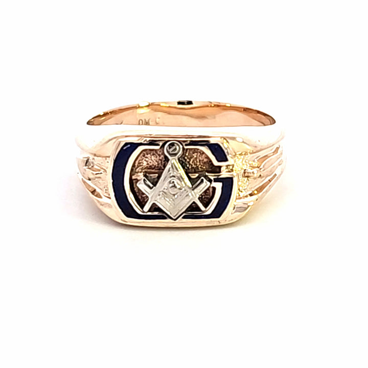10KTT Masonic Estate Ring