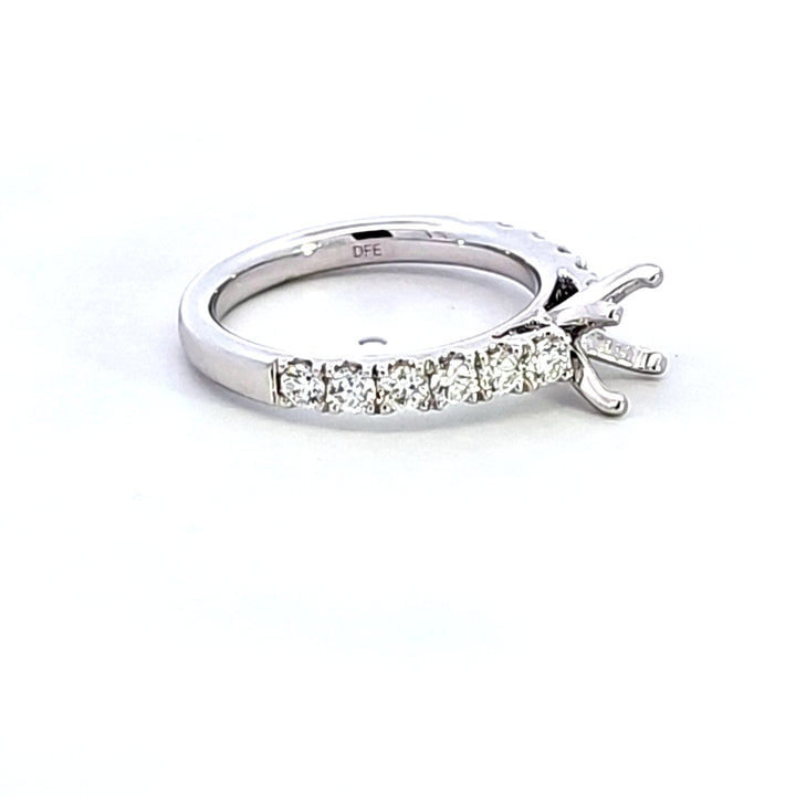 14KW Diamond Semi Mount Engagement Ring