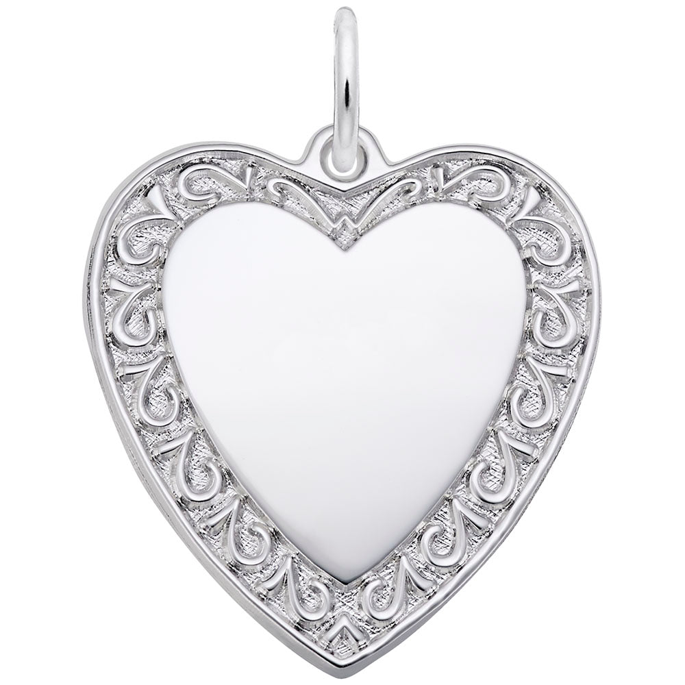 Sterling Silver Heart Charm