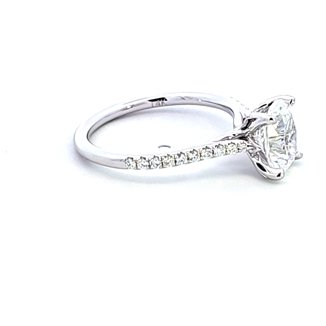 14KW Diamond Semi Mount Engagement Ring