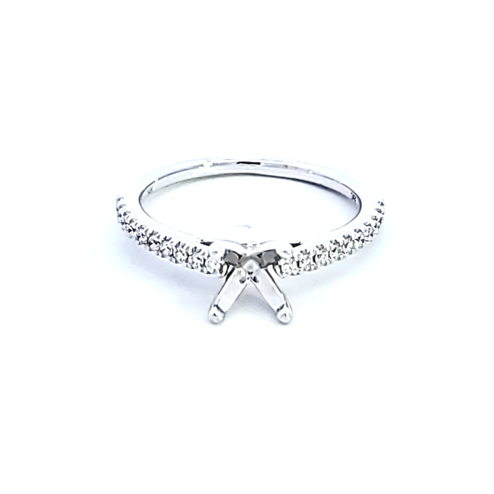 14KW Diamond Semi Mount Engagement Ring