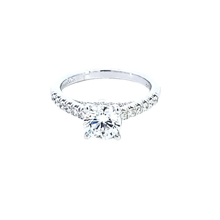 14KW Diamond Semi Mount Engagement Ring