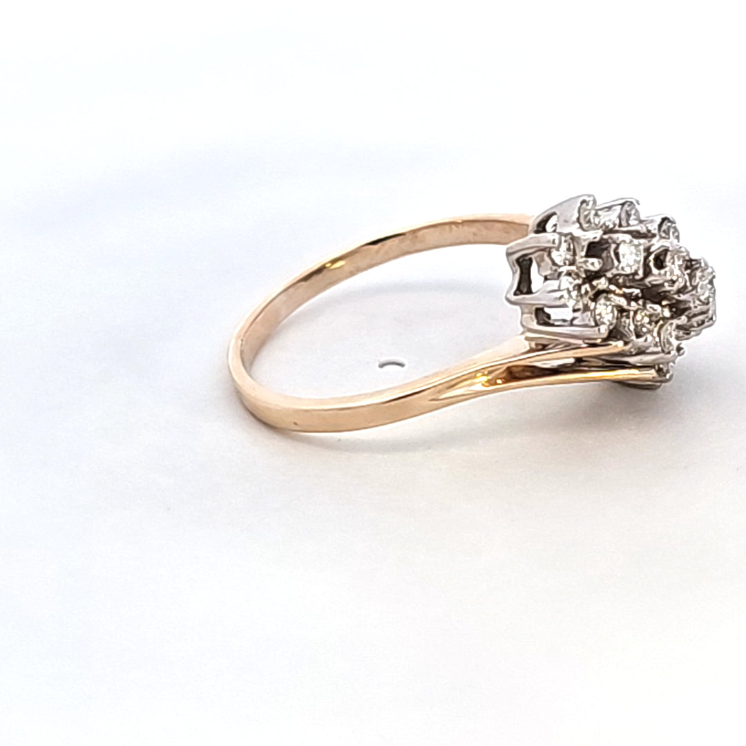 14KY Diamond Estate Ring