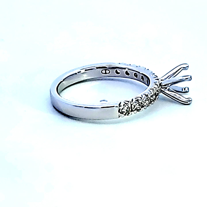 14KW Diamond Semi Mount Engagement Ring