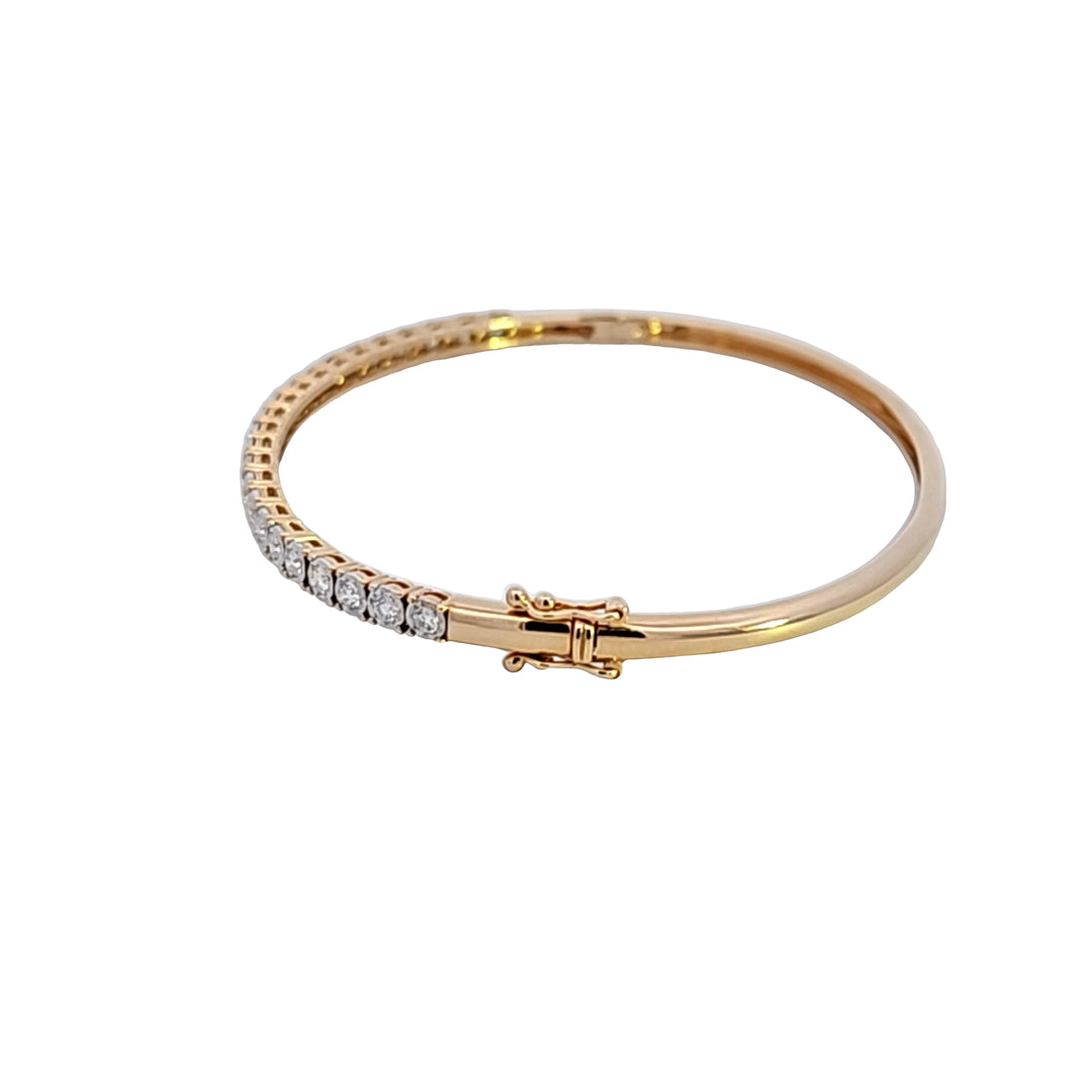 14KY Diamond Bangle Bracelet
