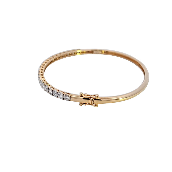 14KY Diamond Bangle Bracelet