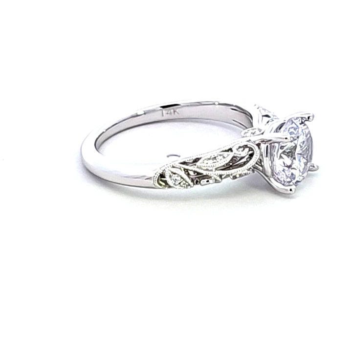 14KW Diamond Semi Mount Engagement Ring