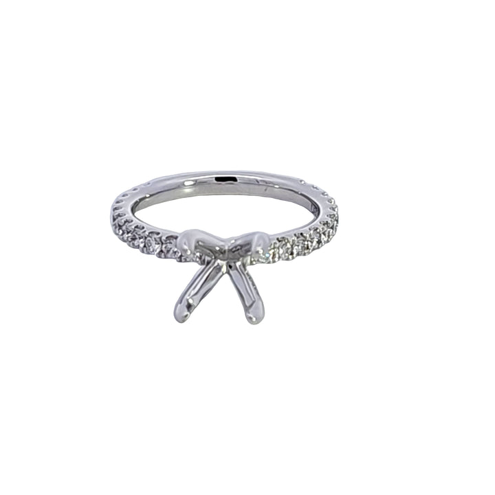 14KW Diamond Semi Mount Engagement Ring