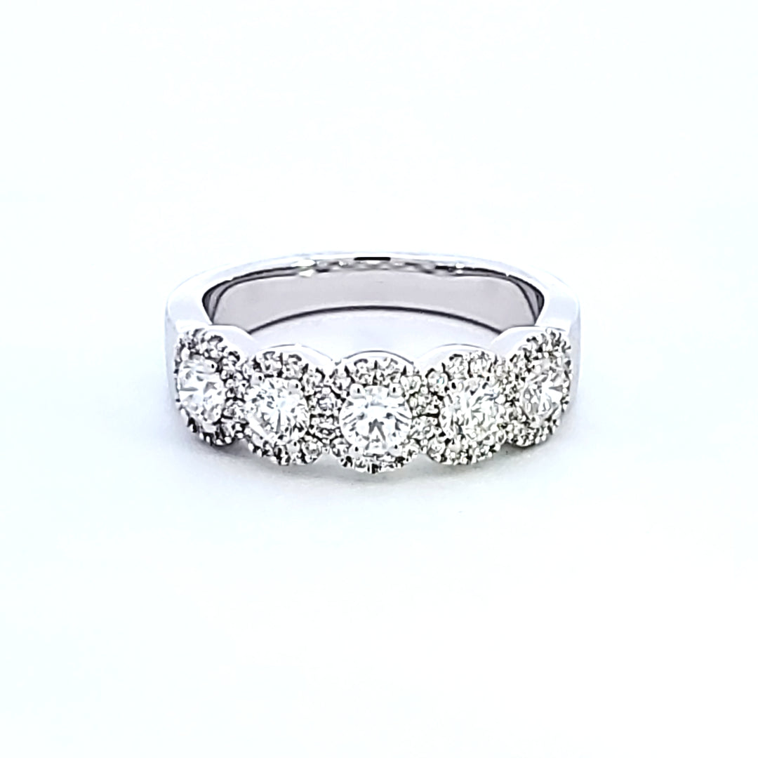14KW Diamond Wedding Band
